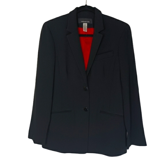 JONES NEW YORK Black 2 Button Career Work Business Blazer Jacket 8 (Medium) - Picture 6 of 6